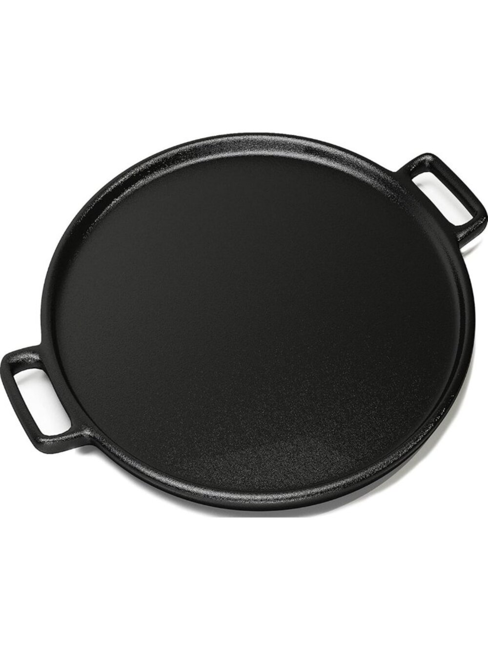 14-Inch Cast Iron Pizza Pan with Dual Handles - Perfect for Crispy Crusts!